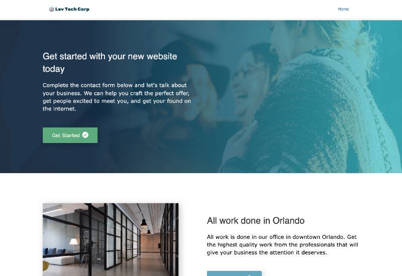 Lev Tech Corp Website