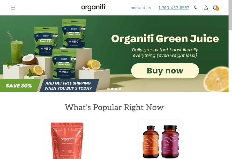 Organifi website